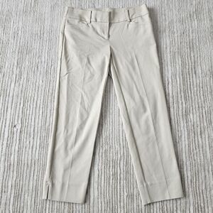 Cream Cropped Pants